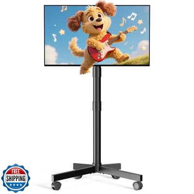 Carro de TV móvil soporte de TV rodante para 23-60 pulgadas LCD LED OLED plano  Foto 1 de 4