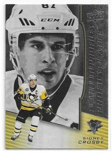 SIDNEY CROSBY 2017-18 UD Tim Hortons PLATINUM PROFILE Karte #PP-12 Pinguine - Bild 1 von 1