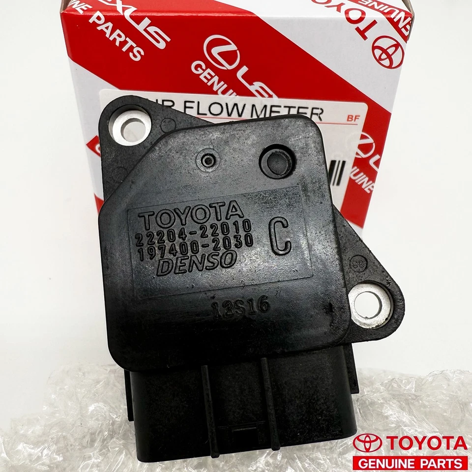 TOYOTA 22204-22010 Denso Mass Air Flow MAF Sensor Meter for 99-16 RAV4 Sienna - Image 1 of 4