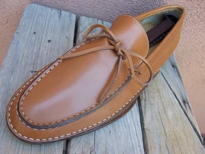 BRUNO MAGLI Mens Casual Dress Shoes Fine British Tan Italian Loafers Sz Size 12M - Image 1 of 4
