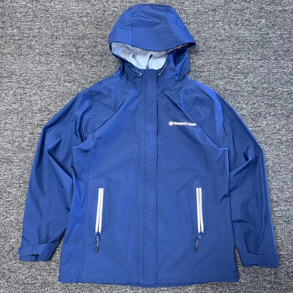 Abrigo de lluvia Vineyard Vines Performance chaqueta Marthas Vineyard para hombre - talla S azul Foto 1 de 4