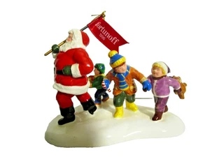 Vintage DEPT 56 Snow Village "Here Comes Santa - Fortunoff" 7741 1996 VGUC Figur - Picture 1 of 2