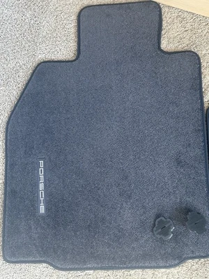 Porsche Boxster Cayman 987  Blue Floor Carpet Mat Front Left & Right - Image 1 of 4