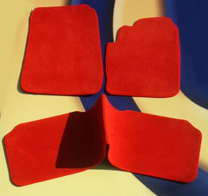CITROEN PICASSO 2000 - 2010 BRIGHT RED CAR MATS 3 PIECE B - Picture 1 of 1