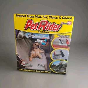 Funda de asiento para perro Pet Rider para protector de asiento de vehículo furgoneta SUV como se ve en TV - Imagen 1 de 6