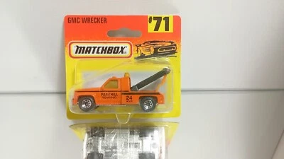 Matchbox 71 GMC Wrecker Parkhill su blister molto raro - Immagine 1 di 3