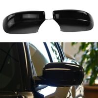 Black Carbon Fiber Pattern Side Wing Mirror Cover Cap For 2011-2020 Chrysler 300