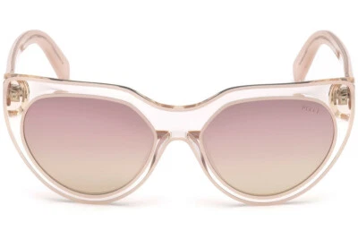 Gafas de sol de plástico Emilio Pucci EP 82 74F cristal rosa ojo de gato 57-18-140 EP0082 Foto 1 de 4