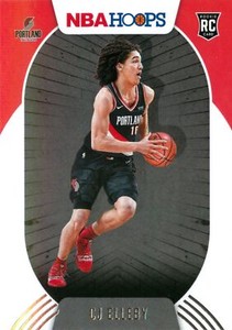 CJ Elleby RC 2020-21 NBA Hoops Base Rookie Card #250 Portland Trail Blazers