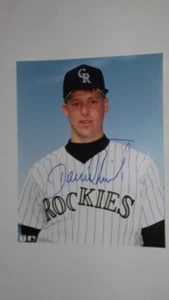 David Nied 1st Colorado Rockies Pitcher SIGNED 8x10 TYPE I 1993 MLB PHOTO - Picture 1 of 2