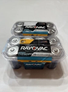 Rayovac High Energy C Batteries 8 Pack Alkaline C Cell Batteries Exp. 2031 - Picture 1 of 3