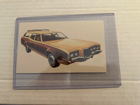1972 Johnny Bench Pete Rose Cincinnati Reds Mercury Montego Villager Post Card Cover