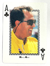 HARRY GANT 1993 Bicycle ACE OF CLUBS PLAYING CARD NASCAR Racing Card