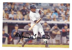Alfonso Soriano Signed Autographed 4x6 Photo NY Yankees B - Picture 1 of 1