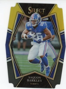 2021 SELECT SAQUON BARKLEY BLACK GOLD DIE CUT PREMIER LEVEL - Picture 1 of 1
