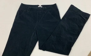 Dockers Black Corduroy Pants Mid Rise Women's Size 6 Tall - Picture 1 of 5