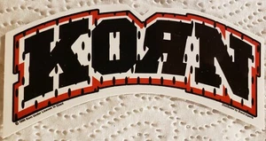 KORN ROCK GROUP STICKER--NEW--Vintage (1999) Vending Machine Sticker (#996) - Picture 1 of 3