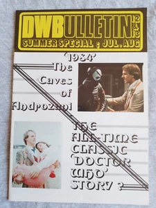 'DWB / Doctor Who Bulletin' Ausgabe 12/13 - 'Doctor Who' Fanzine A4 - Ju/Aug 1984 - Bild 1 von 1