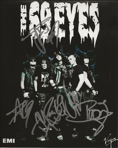 69 Eyes REAL hand SIGNED 8x10" Photo COA Autographed - Picture 1 of 2