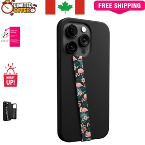 Boucle de poignée téléphone non élastique Flamingo - Support sangle léger et ergonomique - Photo 1 sur 11