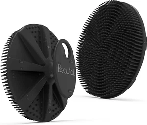 Silicone Body Scrubber Shower Bath Brush, More Hygienic than Traditional Loofah, - Picture 1 of 12