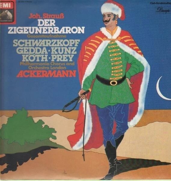 2xLP Johann Strauß Der Zigeunerbaron - Gesamtaufnahme (Ackermann) NEAR MINT - Bild 1 von 1