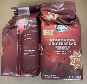 Starbucks Gingerbread Ground Coffee - 11oz - 2 Bags check BB! - Picture 1 of 3