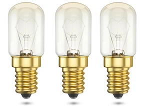 3x Backofenlampe hitzebeständig 25W E14 - Backofen Licht Glühbirne Lampe Herd - Bild 1 von 4