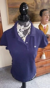 Sportliches Damenpolo LACOSTE 🐊 dunkelblau Gr. 40 - Bild 1 von 5