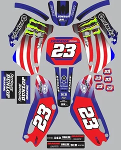 YAMAHA GRAPHICS  TTR125 TTR 125 2000-2007 American Flag Custom - Picture 1 of 1