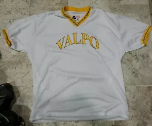VINTAGE 1980'S VALPARAISO UNIVERSITY CRUSADERS BASKETBALL WARMUP SHIRT MEN'S XL! - Picture 1 of 5