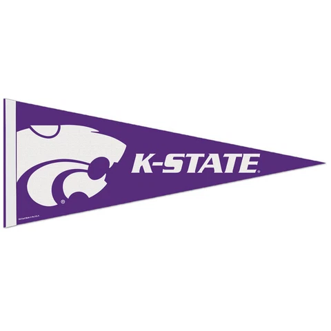 WinCraft Kansas State Wildcats 12" x 30" Team Logo Premium Pennant Cover