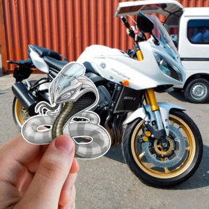 Yamaha FAZER8 FZ8 S Stickers - Set of 3 Kiss-Cut Motorcycle Decals - Picture 1 of 10