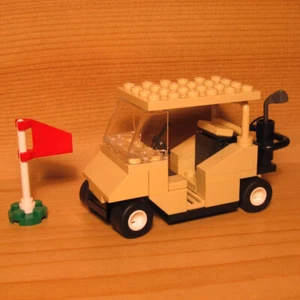DadventureDan's CUSTOM GOLF CART TAN for LEGO town city club golfer gift set - Picture 1 of 3