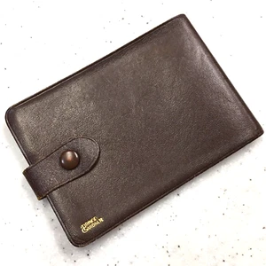 Prince Gardner Leather Credit Card Case I.D. Holder Wallet Vintage MCM Brown - Picture 1 of 7