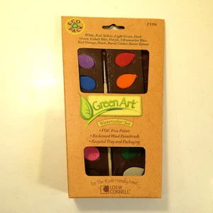 Green Art Watercolor Paint Set Loew Cornell 1596 Eco Pack For Earth Friendly Art - Picture 1 of 11