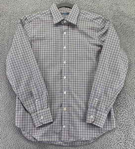 SEIZE SUR VINGT Karo Karo Baumwolle Herren Langarm Hemd 15 1/2 x 33 - Bild 1 von 7