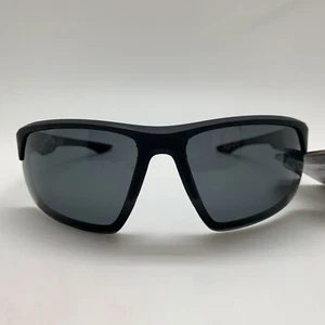 T37.1  Panama Jack POLARIZED Sunglasses PJP 23 542 BLK CGR Matte Black Wrap - Picture 1 of 7