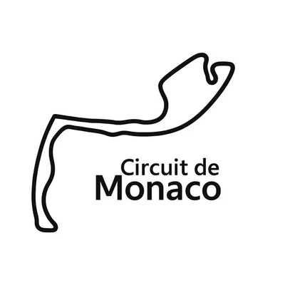 Monaco Rennstrecke Wanddeko 3D – Formel 1 Circuit 30 x 20 cm Motorsport Geschenk - Bild 1 von 4
