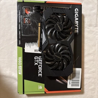 Gigabyte Geforce GTX 1660 Super 6GB GDDR6 Graphics Card GV-N166SOC-6GD USED - Image 1 of 4