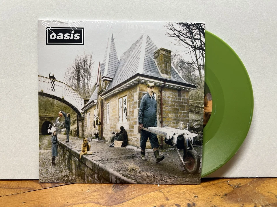 Oasis Some Might Say Limited Edition Olive 7-inch Vinyl Noel Liam Gallagher - Image 1 of 1