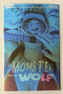 Mark Spears The Monster And The Wolf #1 ~ A49 ~ Jaws Shark Variant Holofoil ~ - Picture 1 of 2