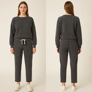 The Great. Ditzy Floral Print Sweatsuit Set Size 1(S/M) Cottagecore Comfy Floral - Picture 1 of 9