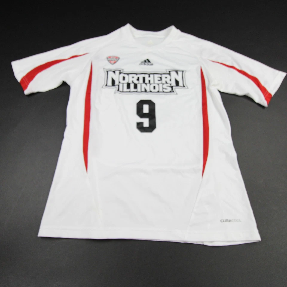 Camiseta deportiva de juego NIU Huskies Adidas - fútbol para hombre blanca usada Foto 1 de 1