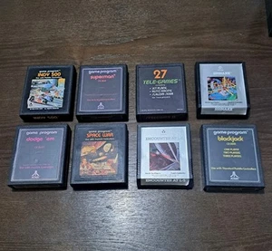 Atari 2600 Games Lot Tested 8 Games - Picture 1 of 3