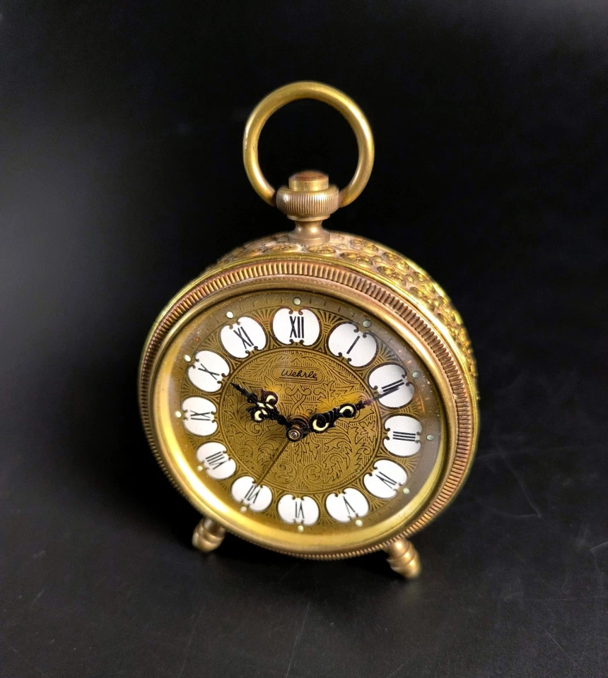 Schmuckstück schöne Wehrle Tischuhr Art Deco Vintage  Stiluhr  Desk Clock Rare - Bild 1 von 4