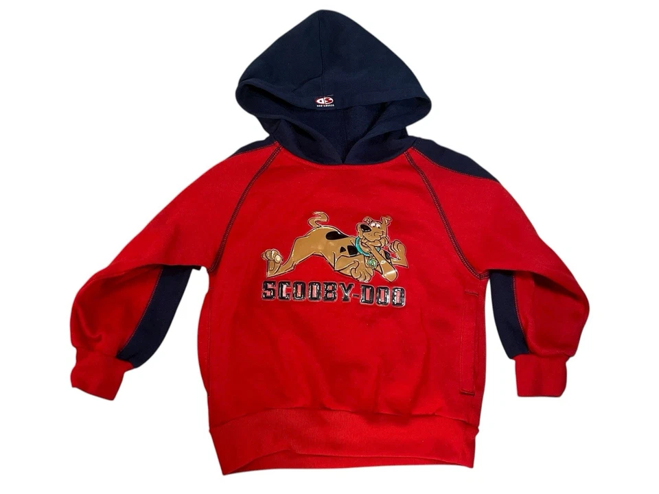 Scooby Doo Vintage Y2K Pullover Sudadera con Capucha Cartoon Network Fútbol Talla 4-6 Foto 1 de 4