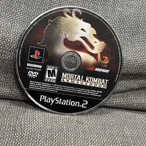 Mortal Kombat: Armageddon (PlayStation 2 PS2, 2006) solo disco - probado - Imagen 1 de 2