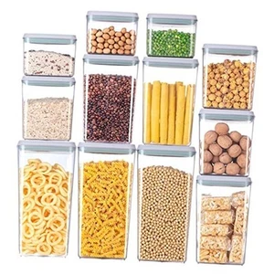12 Pcs Pop Airtight Food Storage Containers with Lids for Kitchen Pantry - Picture 1 of 7