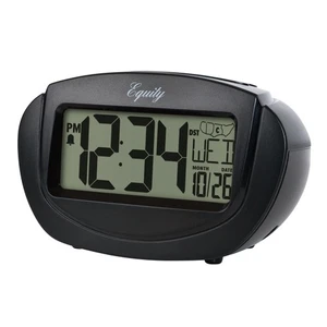 31022 Insta-Set LCD Alarm Clock, Black - Picture 1 of 7